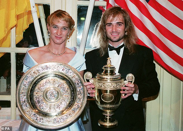 Andre Agassi, 55, and beloved wife Steffi Graf, 56, look almost unrecognisable in throwback snap as the former tennis pros celebrate their 24th wedding anniversary Andre Agassi took to Instagram with a throwback snap of himself and beloved wife Steffi Graf to celebrate their 24th wedding anniversary (pictured 1992)