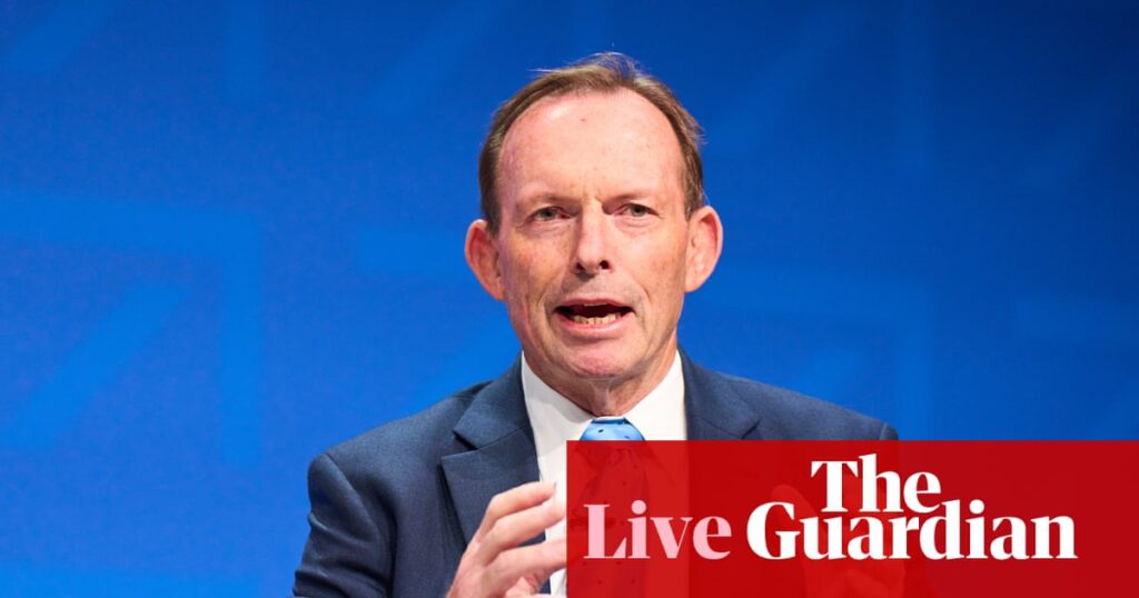Australia news live: Tony Abbott says he ‘would be very happy’ for ADF personnel to be part of Trump-led Gaza peace taskforce | Australia news