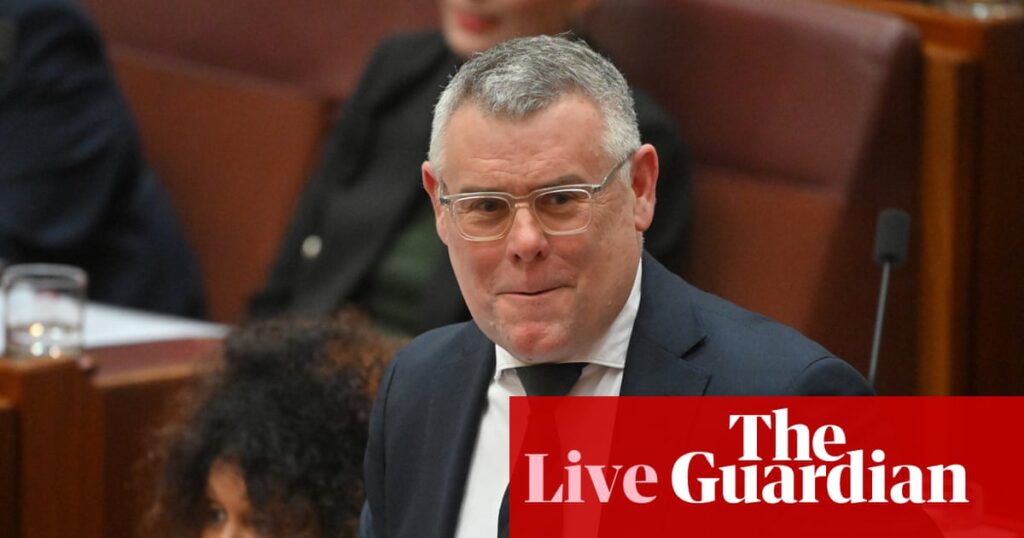 Australia politics live: insults fly in extended Senate question time as Watt gives short responses to extra questions | Australia news