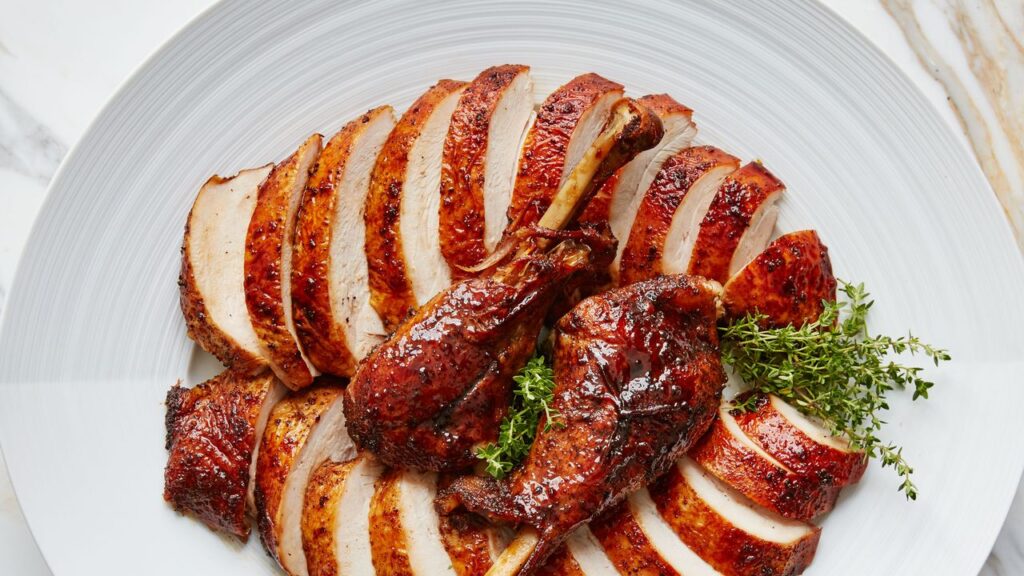 Bourbon-and-Brown-Sugar-Glazed Turkey Recipe | Bon Appétit