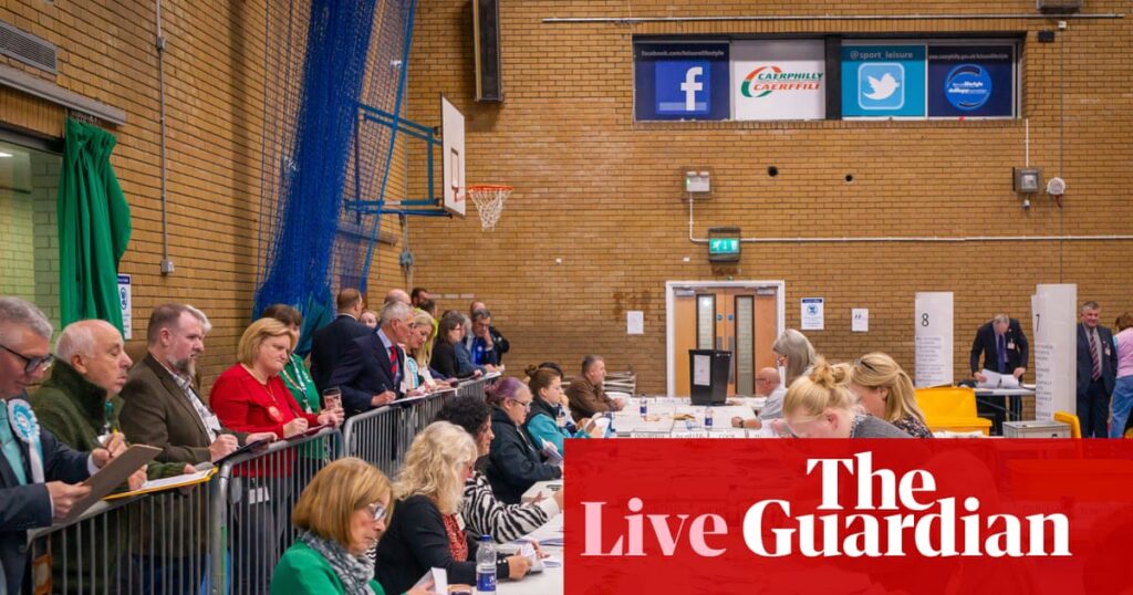 Caerphilly byelection result live: Plaid Cyrmu beats challenge from Reform UK to win pivotal Welsh parliament vote | Byelections