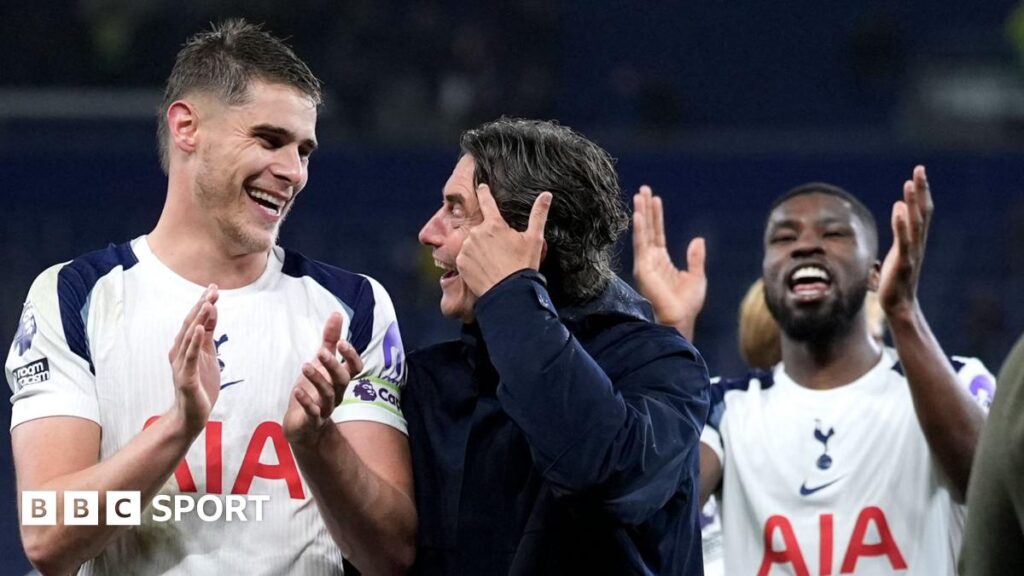 Danny Murphy column: ‘The Thomas Frank effect’ – but is there more to come from Spurs? Graphic for Danny Murphy's BBC Sport column