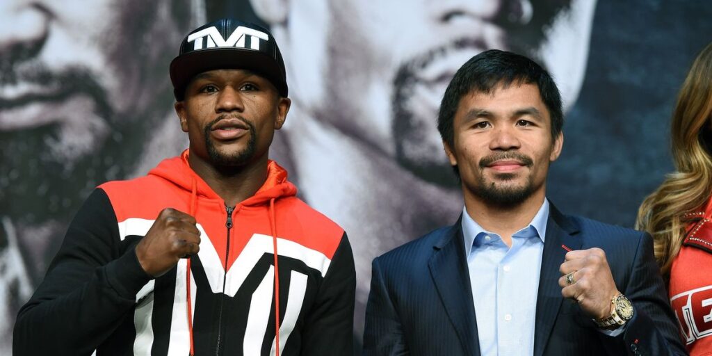 Floyd Mayweather rematch with Manny Pacquiao ‘being seriously explored’ Floyd Mayweather rematch with Manny Pacquiao 'being seriously explored'
