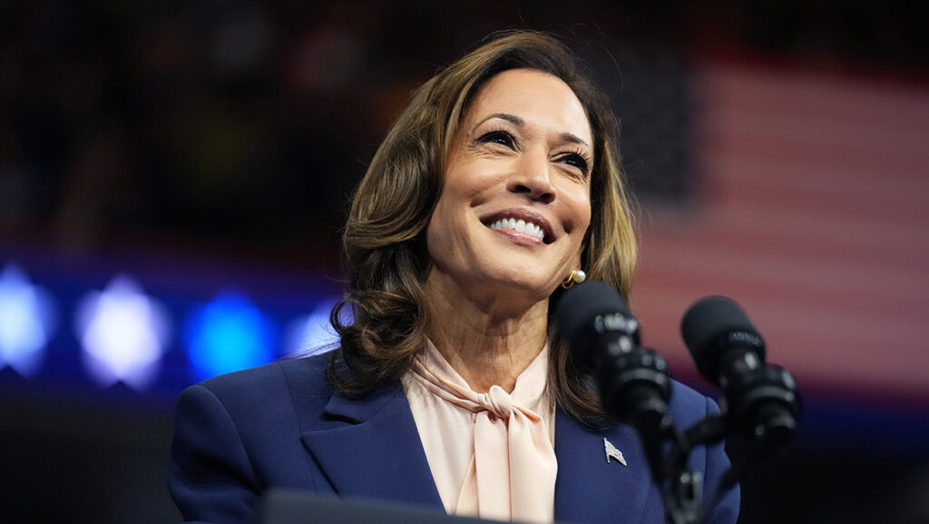 Kamala Harris Says She’s ‘Not Done’ With Politics Democratic presidential candidate, U.S. Vice President Kamala Harris speaks during a campaign rally with Democratic vice presidential candidate Minnesota Gov. Tim Walz at the Liacouras Center at Temple University on August 6, 2024 in Philadelphia, Pennsylvania.