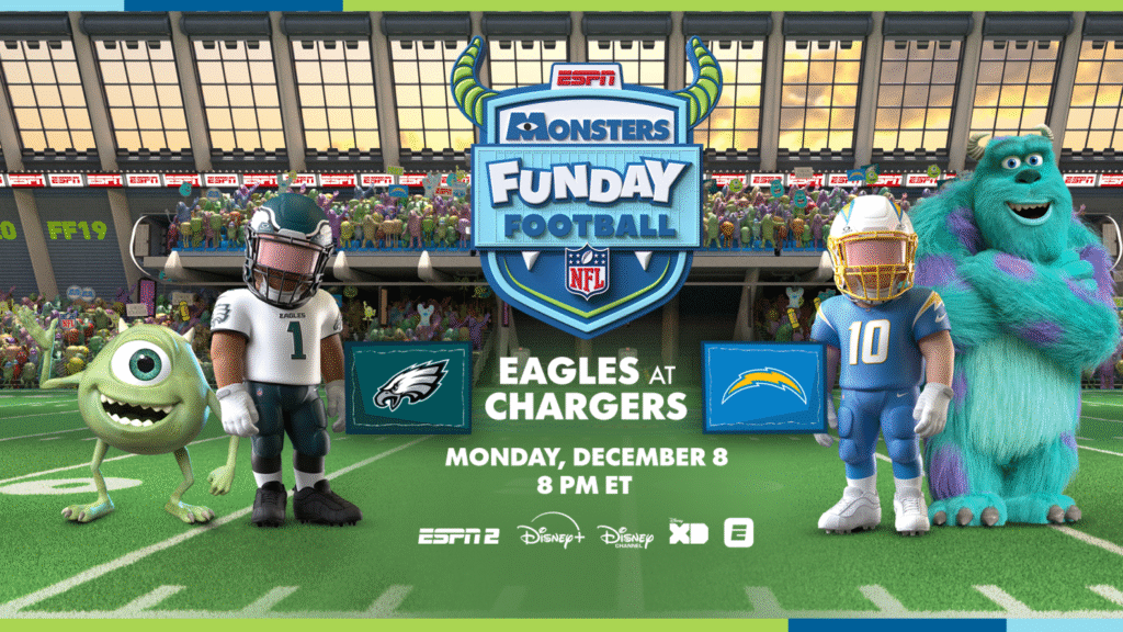 Monsters Inc. Monday Night Football Game Coming to ESPN, Disney+ Monsters Inc. Monday Night Football Game Coming to ESPN, Disney+