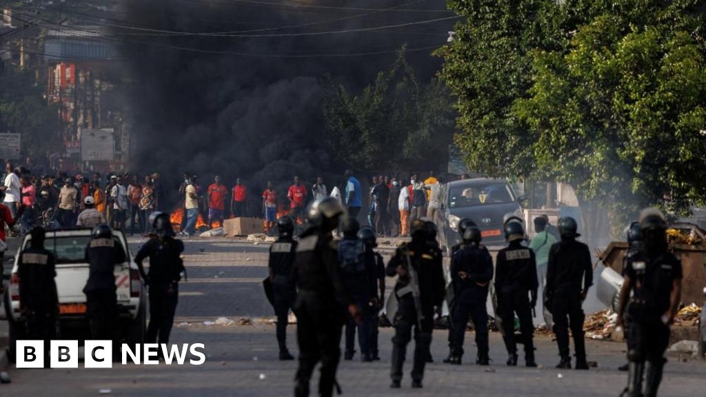 Violent protests flare in Cameroon as results due in contested election Violent protests flare in Cameroon as results due in contested election