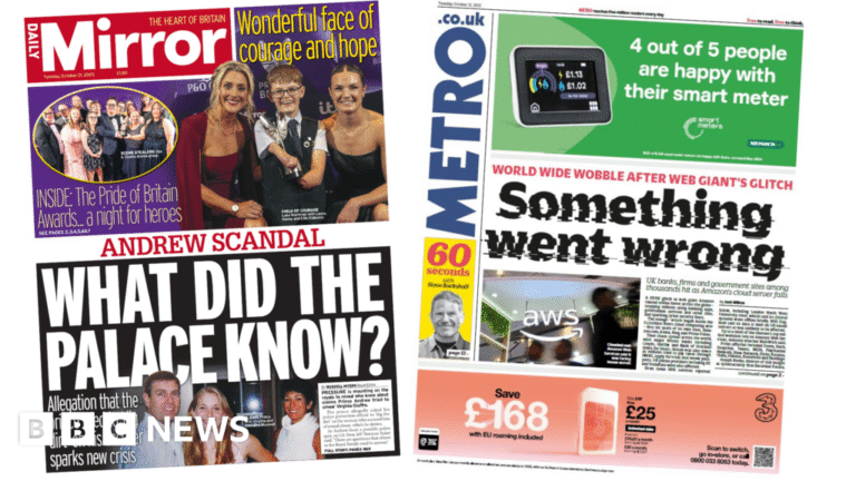 'What did the palace know?' and 'world wide wobble'