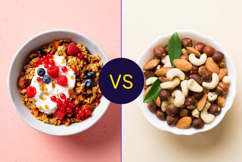 Which Provides a Healthier Crunch For Your Yogurt? Which Provides a Healthier Crunch For Your Yogurt?