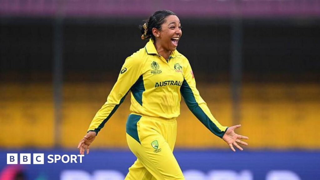 Women’s Cricket World Cup 2025 results: Alana King takes 7-18 as Australia thrash South Africa BBC Sport microphone and phone