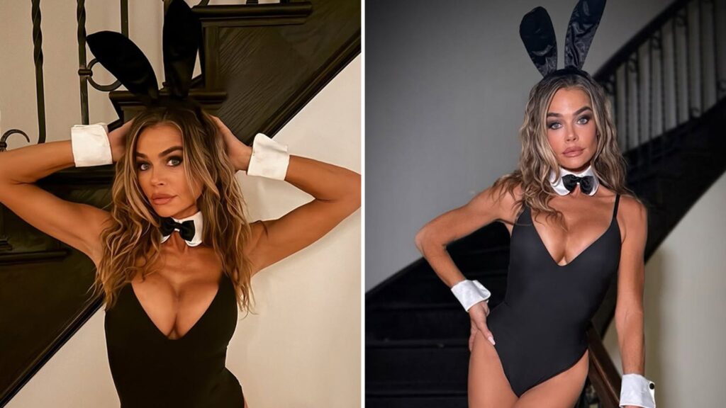 Denise Richards Sizzles as Playboy Bunny for Halloween