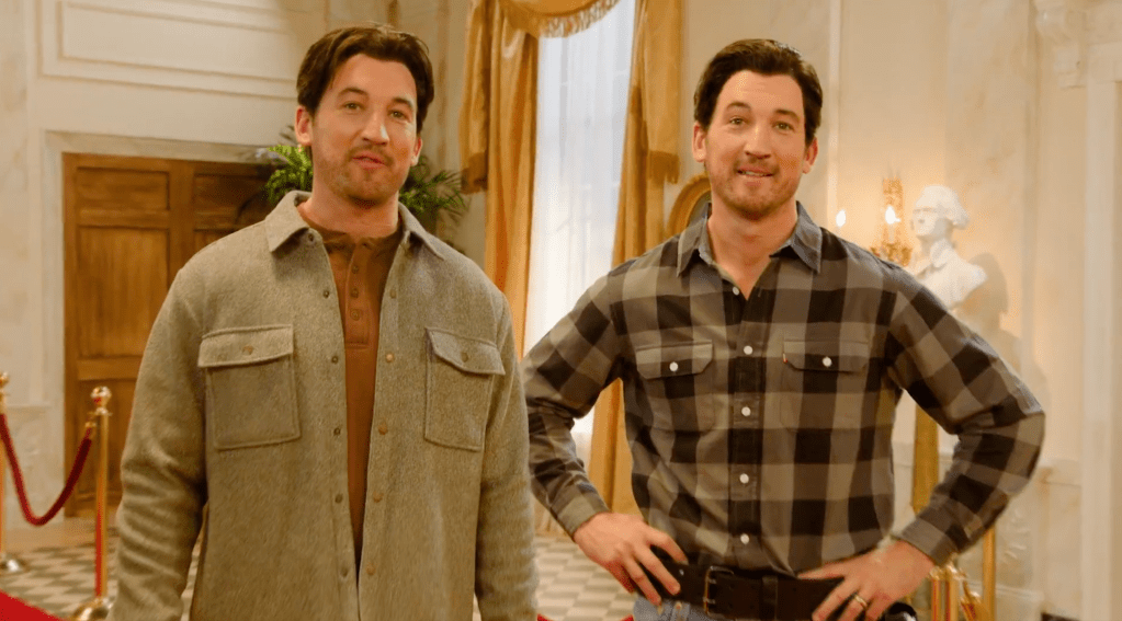 Miles Teller Spoofs ‘Property Brothers’ With Trump White House Reno Miles Teller Spoofs 'Property Brothers' With Trump White House Reno