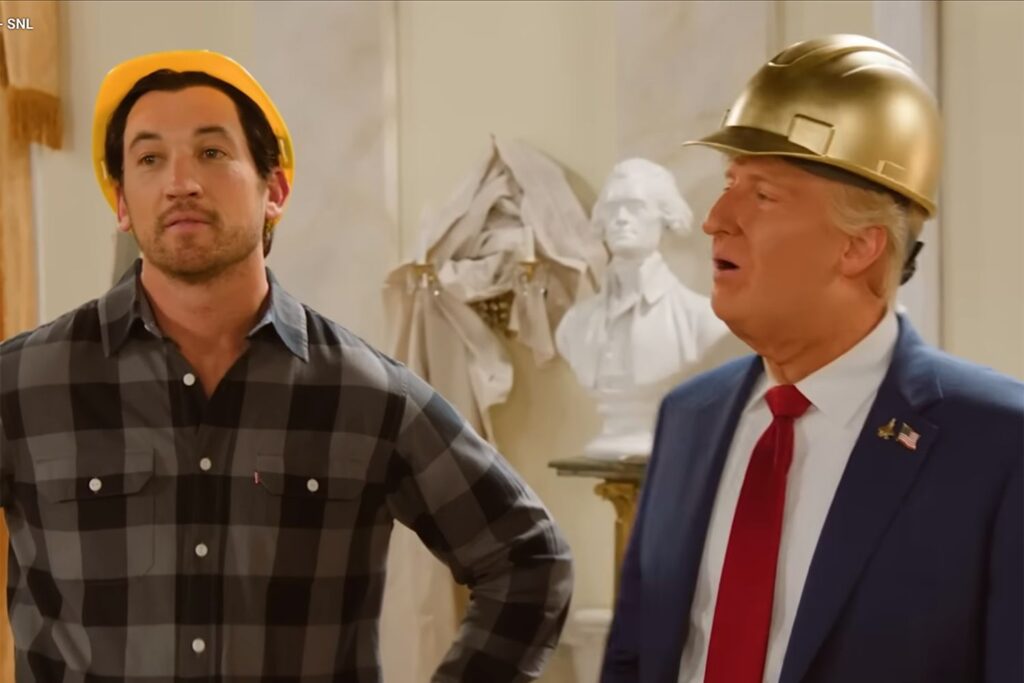 Miles Teller and ‘SNL’ spoof Property Brothers and White House remodel Miles Teller and 'SNL' spoof Property Brothers and White House remodel