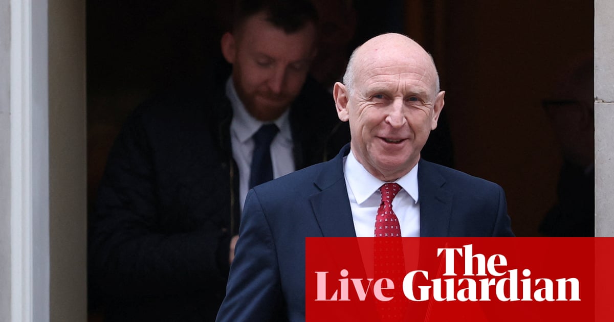 Defence secretary gives statement on Ukraine and Marinera tanker seizure – UK politics live | Politics