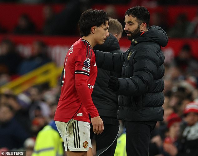 Ruben Amorim reportedly squared up to Lisandro Martinez in a heated training ground encounter