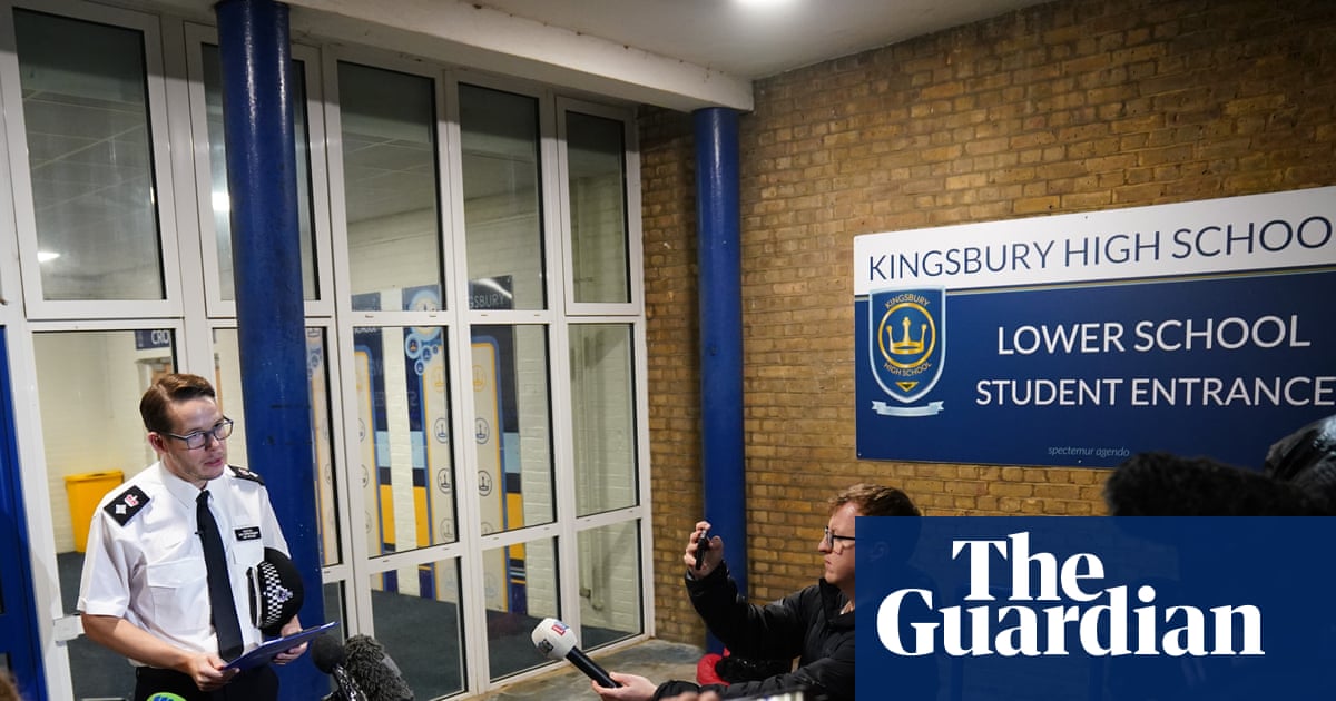 Counter terrorism unit leads inquiry into stabbing of two boys at north London school | UK news