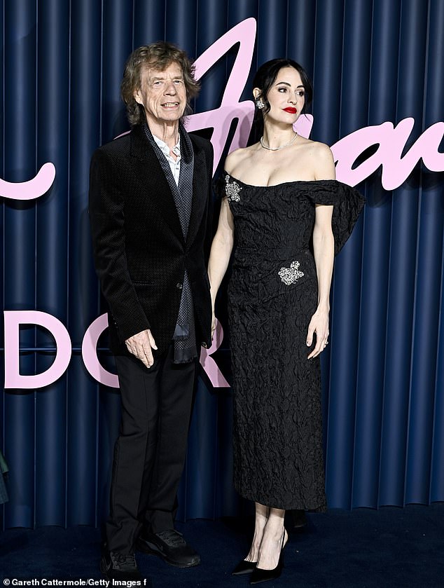 Mick Jagger's fiancée Melanie Hamrick has been left 'shaken and heartbroken' after being 'physically attacked' in Mayfair - they are pictured here at The Fashion Awards last December