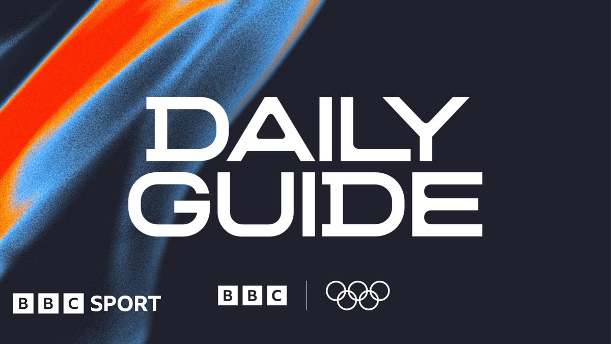 Winter Olympics daily guide graphic