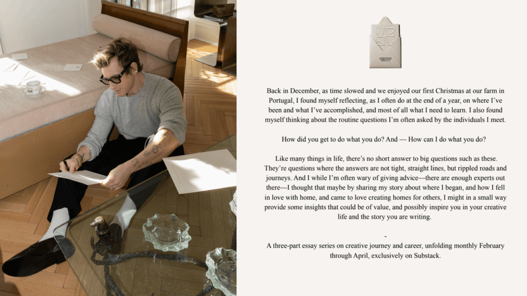 Considering an Interior Design Substack?