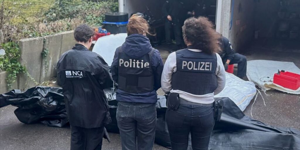 Four Syrians arrested in Germany as part of joint operation with Britain to crack down on Channel people smuggling network