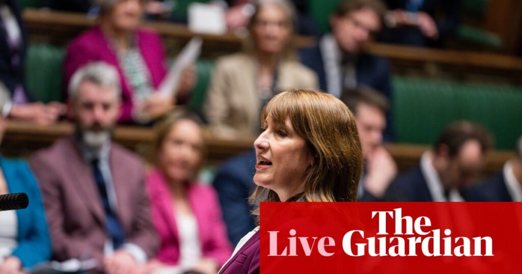 Reeves to face MPs’ grilling over cost-of-living pressures – UK politics live | Politics