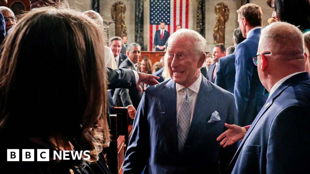 King gets ovation for Congress speech warning of volatile world