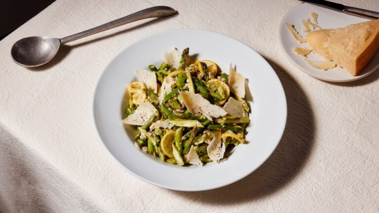Smashed Asparagus Salad Recipe | Bon Appétit