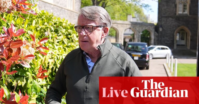 US justice department blocking Met police investigation into Mandelson, reports say – UK politics live | Politics