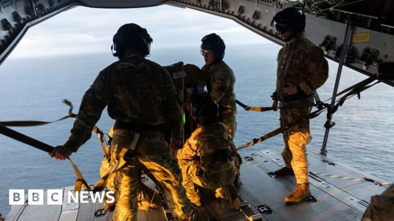 Army parachutes onto remote island to help Briton with suspected hantavirus