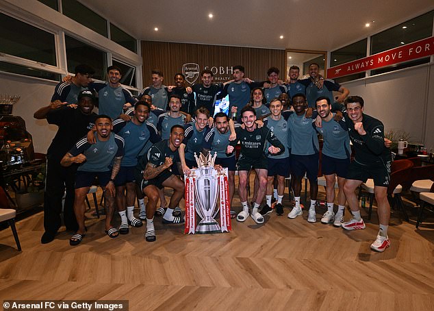 Arsenal have ended a 22-year Premier League title drought after Man City fell short