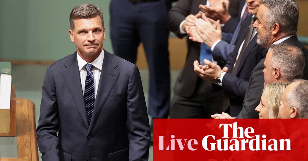 Australia news live: migrant advocates accuse Angus Taylor of using budget reply to ‘chase votes with dogs whistles’
