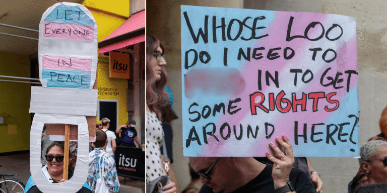 Biological men to finally be barred from women's toilets... 13 months after Supreme Court ruling