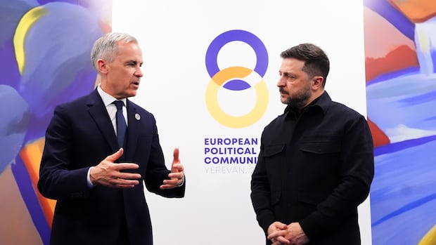 Canada commits $270M to Ukraine as Carney addresses European summit in Armenia