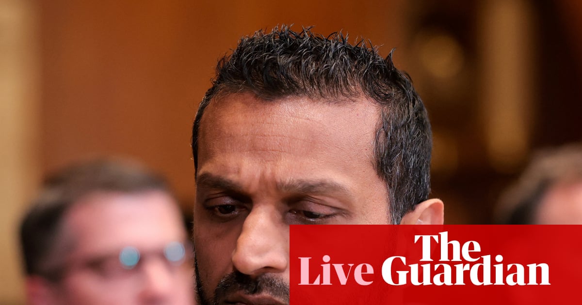 Democrats say situation at FBI is ‘anything but normal’ as Kash Patel appears at budget hearing – US politics live
