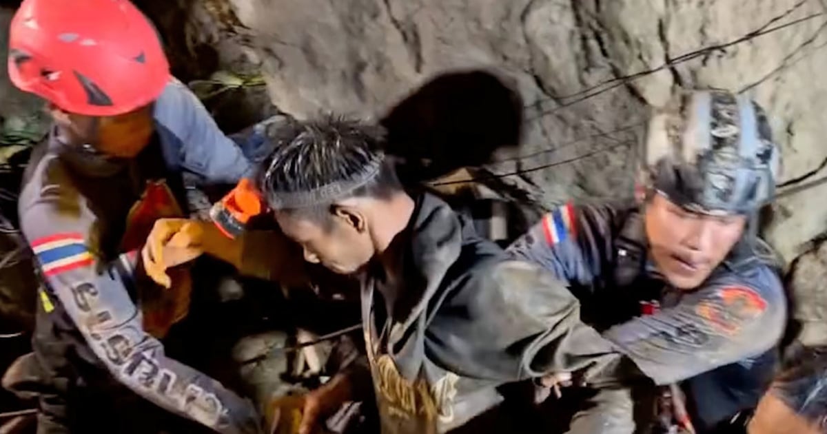 Four more men rescued after more than a week trapped in a flooded cave in Laos