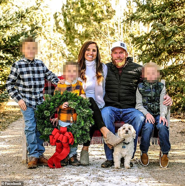 Kouri Richins and her husband Eric Richins with their three young sons before his March 4, 2022 murder