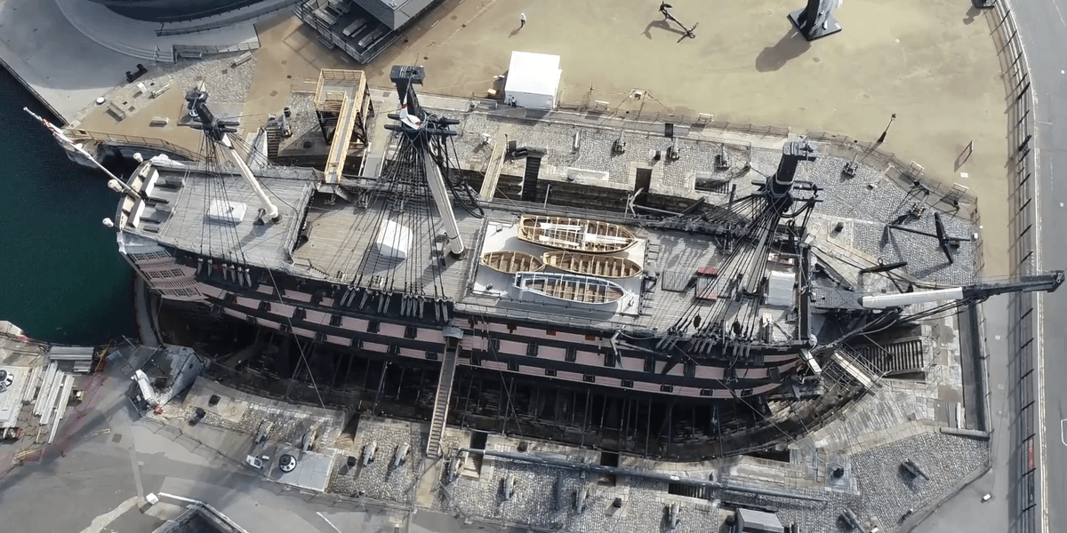 HMS Victory's masts removed for major conservation work: 'The Big repair!'