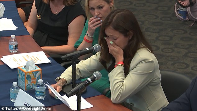 The aspiring model, who was named as Roza, testified before Democratic members of the House Oversight Committee in Palm Beach on Tuesday as part of the congressional probe into the handling of the Epstein files