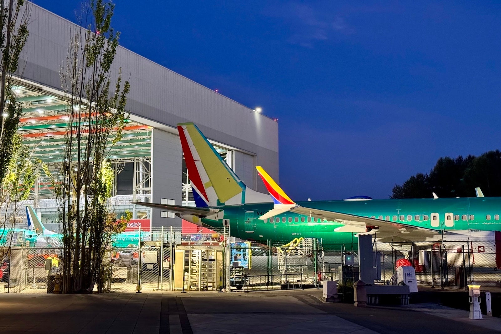 How you can book a hotel room with an airplane factory view
