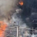 Huge fire breaks out in London as all train services suspended | UK | News