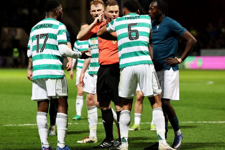 John Beaton: Man arrested after Scottish referee’s details leaked online amid Celtic penalty controversy