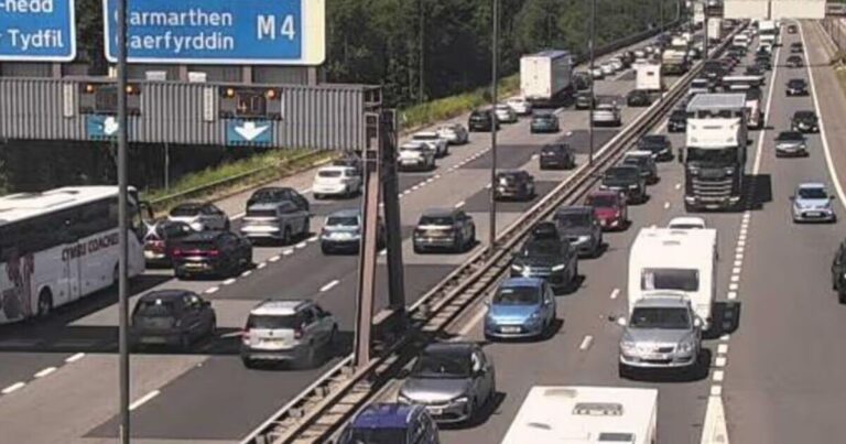 M4 traffic LIVE: Delays near Swansea and Port Talbot in Wales after multiple incidents | UK | News