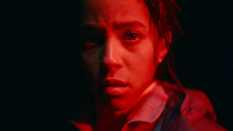 Lou Llobell as Maddie in Passenger from Paramount Pictures.