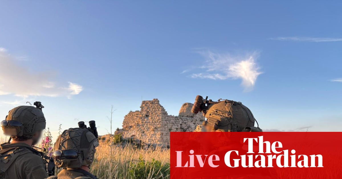 Middle East crisis live: Israeli army captures strategic castle in Lebanon in deepest incursion into country in 26 years