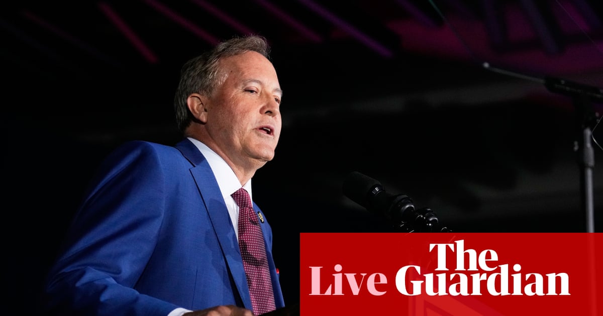 Paxton hails Trump’s endorsement as ‘most powerful force in politics’ after Texas runoff win – US politics live