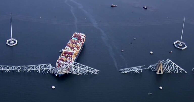 Ship operators involved in Baltimore bridge collapse charged with misconduct