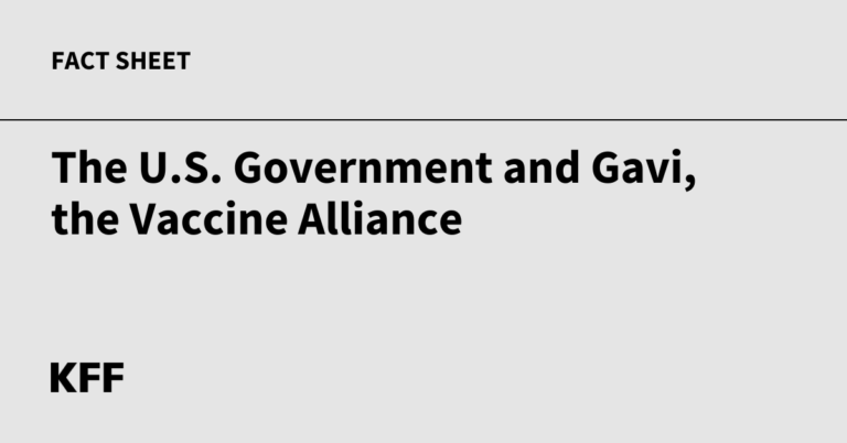 The U.S. Government and Gavi, the Vaccine Alliance
