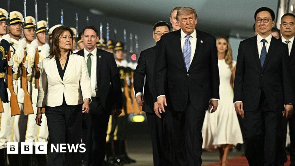 Trade, Iran and Taiwan on the agenda as Trump arrives in China for high-stakes talks with Xi