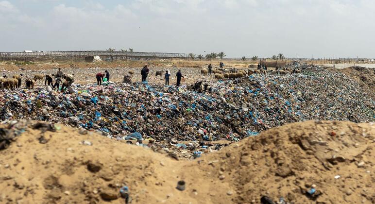 World News in Brief: Mounting waste in Gaza, drone attacks in Sudan, aid truck struck in Ukraine