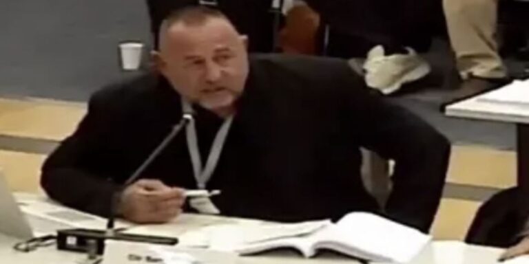 Barry Saunders claims 'youths now beheading cats' in London park as meeting descends into chaos