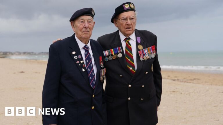 D-Day veterans mark anniversary as nearly 100 British names added to memorial
